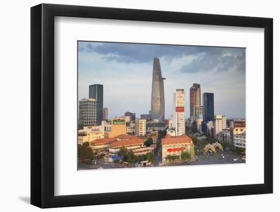 View of Bitexco Financial Tower and City Skyline, Ho Chi Minh City, Vietnam, Indochina-Ian Trower-Framed Photographic Print