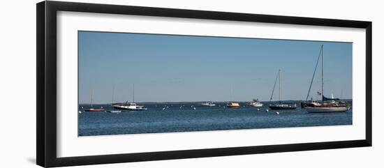 View of boats at Rockland Harbor, Rockland, Knox County, Maine, USA-null-Framed Photographic Print