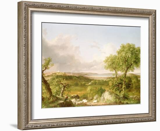 View of Boston-Thomas Cole-Framed Giclee Print