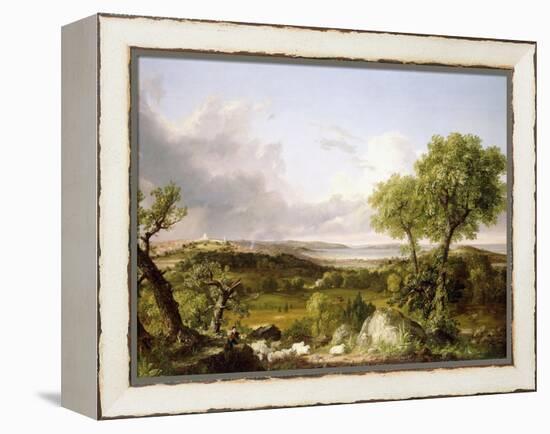 View of Boston-Thomas Cole-Framed Premier Image Canvas