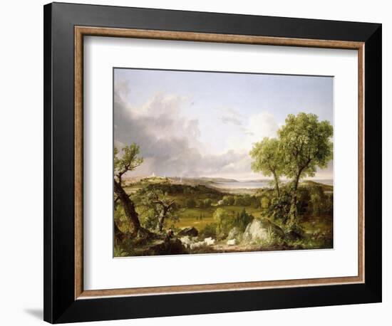 View of Boston-Thomas Cole-Framed Giclee Print