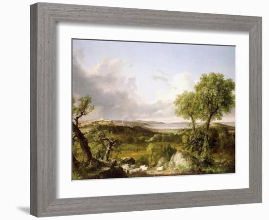 View of Boston-Thomas Cole-Framed Giclee Print