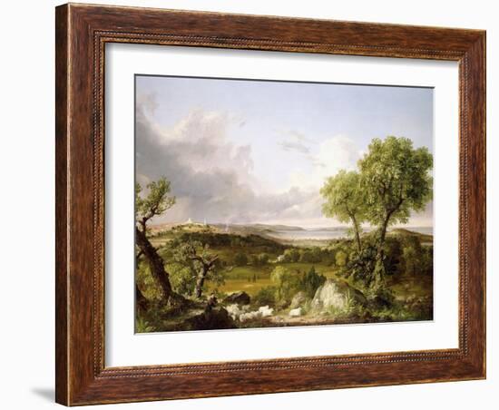 View of Boston-Thomas Cole-Framed Giclee Print