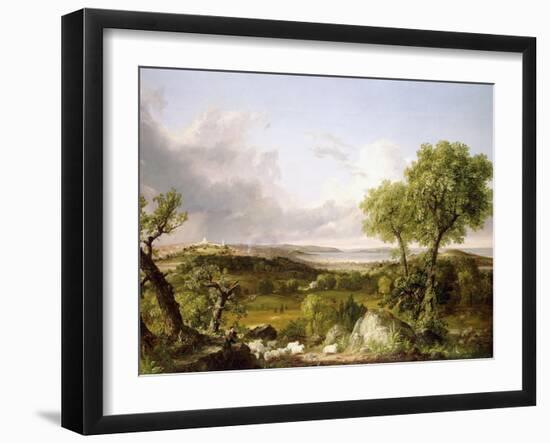 View of Boston-Thomas Cole-Framed Giclee Print