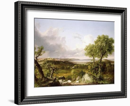 View of Boston-Thomas Cole-Framed Giclee Print