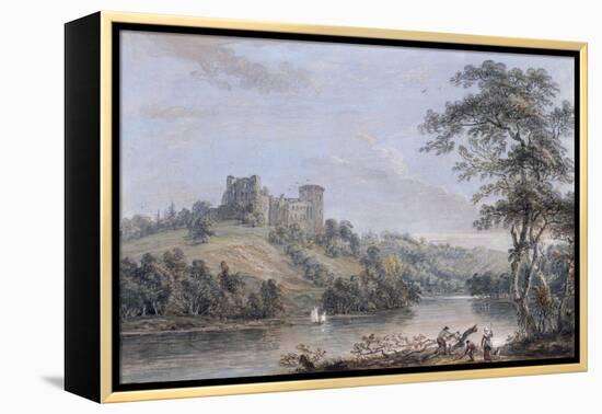 View of Bothwell Castle on the Clyde, Lanarkshire, 1792-Paul Sandby-Framed Premier Image Canvas