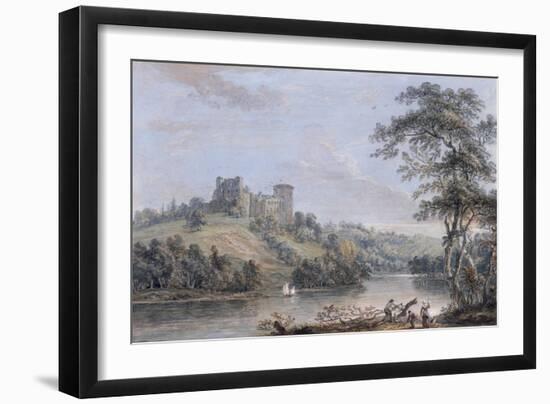 View of Bothwell Castle on the Clyde, Lanarkshire, 1792-Paul Sandby-Framed Giclee Print