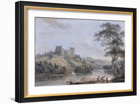 View of Bothwell Castle on the Clyde, Lanarkshire, 1792-Paul Sandby-Framed Giclee Print