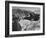 View of Boulder Dam, 726 Ft. High with Lake Mead, 115 Miles Long, Stretching Out in the Background-Andreas Feininger-Framed Photographic Print