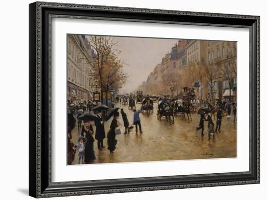 View of Boulevards-Jean Béraud-Framed Giclee Print