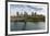 View of Bow River and Downtown from Sunnyside Bank Park, Calgary, Alberta, Canada, North America-Frank Fell-Framed Photographic Print