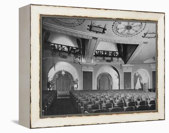 View of box and orchestra foyers from the stage, Regent Theatre, Brighton, Sussex, 1922-null-Framed Premier Image Canvas