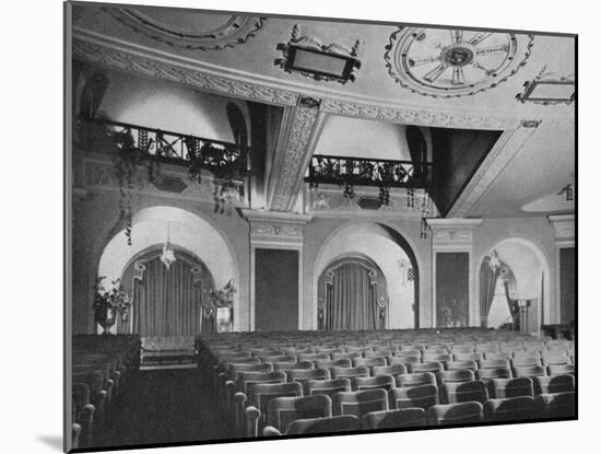 View of box and orchestra foyers from the stage, Regent Theatre, Brighton, Sussex, 1922-null-Mounted Photographic Print