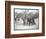 View of Boys Playing Basketball on a Court at Tompkins Square Park on Arbor Day, New York, 1904-Byron Company-Framed Giclee Print