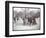 View of Boys Playing Basketball on a Court at Tompkins Square Park on Arbor Day, New York, 1904-Byron Company-Framed Giclee Print