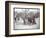 View of Boys Playing Basketball on a Court at Tompkins Square Park on Arbor Day, New York, 1904-Byron Company-Framed Giclee Print