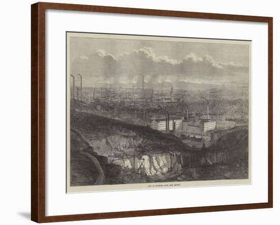 View of Bradford from Cliff Quarry-null-Framed Giclee Print