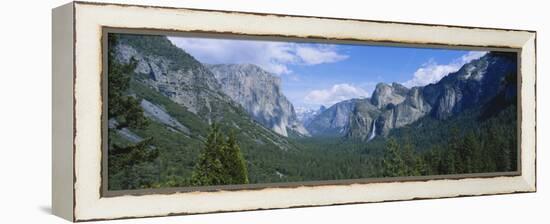 View of Bridal Veil Falls at Yosemite Valley, Yosemite National Park, California, USA-Paul Souders-Framed Premier Image Canvas