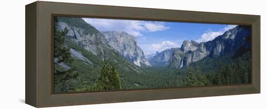 View of Bridal Veil Falls at Yosemite Valley, Yosemite National Park, California, USA-Paul Souders-Framed Premier Image Canvas