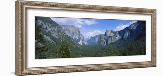 View of Bridal Veil Falls at Yosemite Valley, Yosemite National Park, California, USA-Paul Souders-Framed Photographic Print