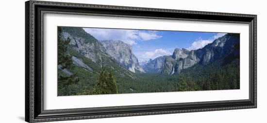 View of Bridal Veil Falls at Yosemite Valley, Yosemite National Park, California, USA-Paul Souders-Framed Photographic Print