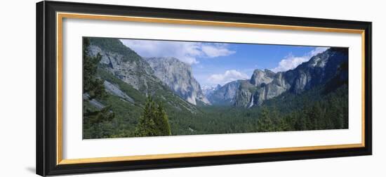 View of Bridal Veil Falls at Yosemite Valley, Yosemite National Park, California, USA-Paul Souders-Framed Photographic Print