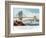 View of Brooklyn Bridge-Currier & Ives-Framed Premium Giclee Print