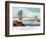 View of Brooklyn Bridge-Currier & Ives-Framed Premium Giclee Print