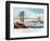 View of Brooklyn Bridge-Currier & Ives-Framed Premium Giclee Print