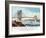 View of Brooklyn Bridge-Currier & Ives-Framed Giclee Print