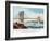 View of Brooklyn Bridge-Currier & Ives-Framed Giclee Print