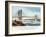 View of Brooklyn Bridge-Currier & Ives-Framed Giclee Print