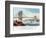 View of Brooklyn Bridge-Currier & Ives-Framed Giclee Print