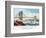 View of Brooklyn Bridge-Currier & Ives-Framed Giclee Print