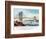 View of Brooklyn Bridge-Currier & Ives-Framed Giclee Print