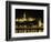 View of Budapest, Hungary at Night-Ron Rocz-Framed Photographic Print