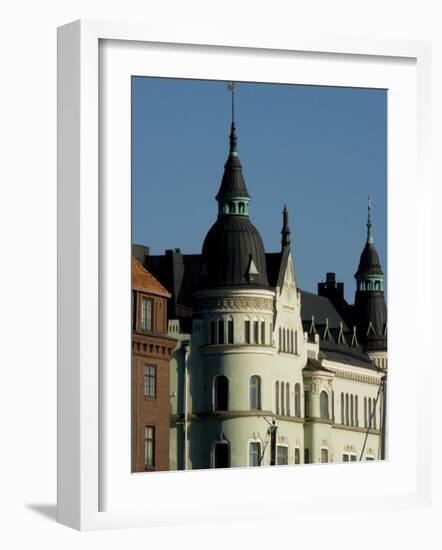 View of Building with Spires, Helsinki, Finland-Nancy & Steve Ross-Framed Photographic Print