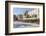 View of buildings and cafes on the Promenade, Split, Dalmatian Coast, Croatia-Frank Fell-Framed Photographic Print