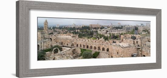 View of buildings in an Old City, Jerusalem, Israel-null-Framed Photographic Print