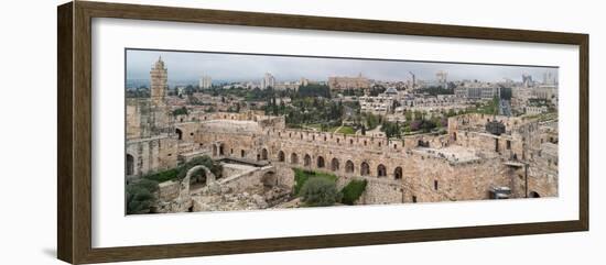 View of buildings in an Old City, Jerusalem, Israel-null-Framed Photographic Print