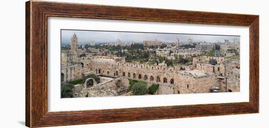 View of buildings in an Old City, Jerusalem, Israel-null-Framed Photographic Print