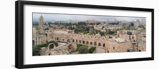 View of buildings in an Old City, Jerusalem, Israel-null-Framed Photographic Print