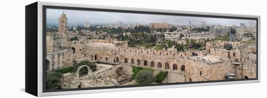 View of buildings in an Old City, Jerusalem, Israel-null-Framed Premier Image Canvas