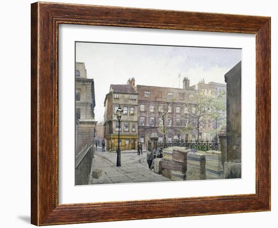 View of buildings in Great St Helen's, City of London, 1888-John Crowther-Framed Giclee Print