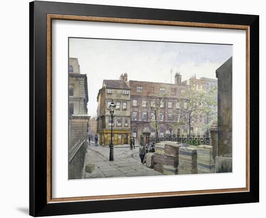 View of buildings in Great St Helen's, City of London, 1888-John Crowther-Framed Giclee Print