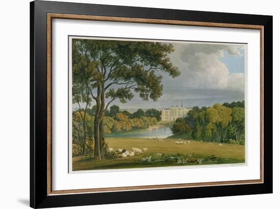 View of Burghley House, Seat of the Marquis of Exeter-Frederick Mackenzie-Framed Giclee Print