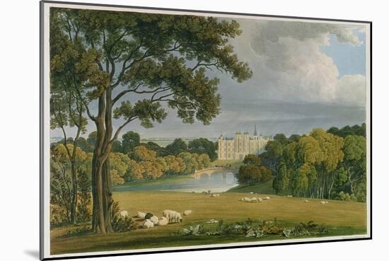 View of Burghley House, Seat of the Marquis of Exeter-Frederick Mackenzie-Mounted Giclee Print