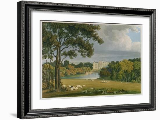 View of Burghley House, Seat of the Marquis of Exeter-Frederick Mackenzie-Framed Giclee Print