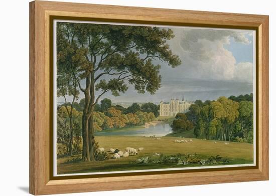 View of Burghley House, Seat of the Marquis of Exeter-Frederick Mackenzie-Framed Premier Image Canvas