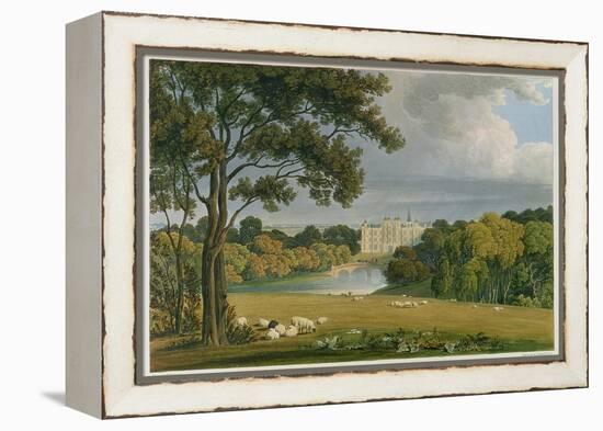 View of Burghley House, Seat of the Marquis of Exeter-Frederick Mackenzie-Framed Premier Image Canvas